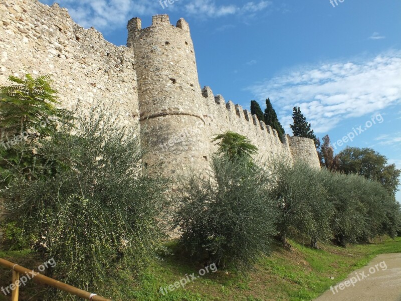 Moniga Del Garda Garda Castle Italy Tourist Destination