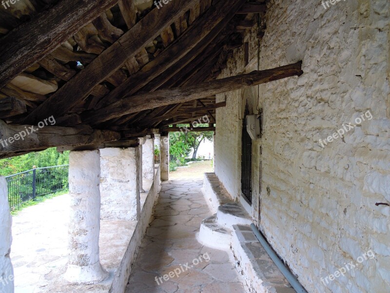 Old Church Village Wooden Roof