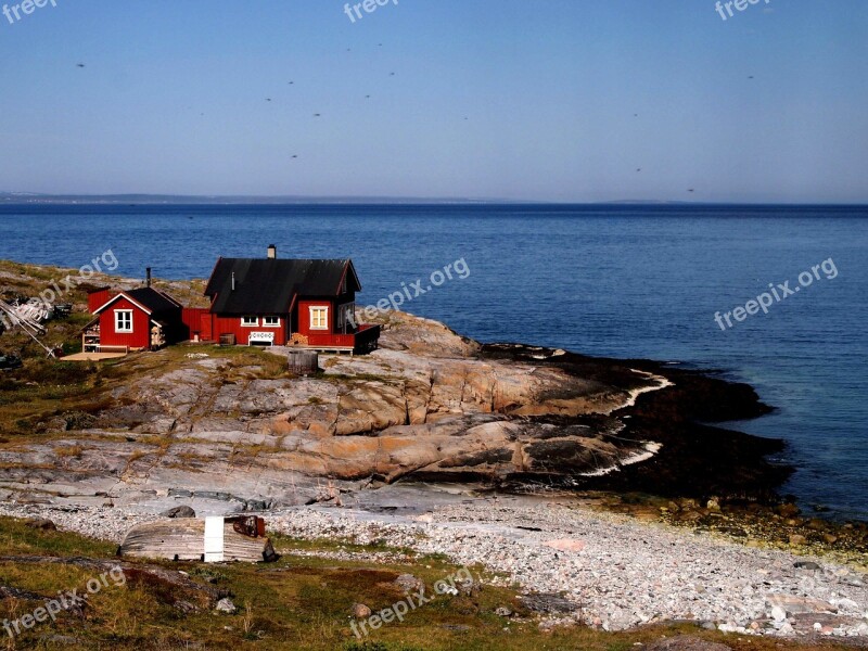 Norway Sea Coast Home Building