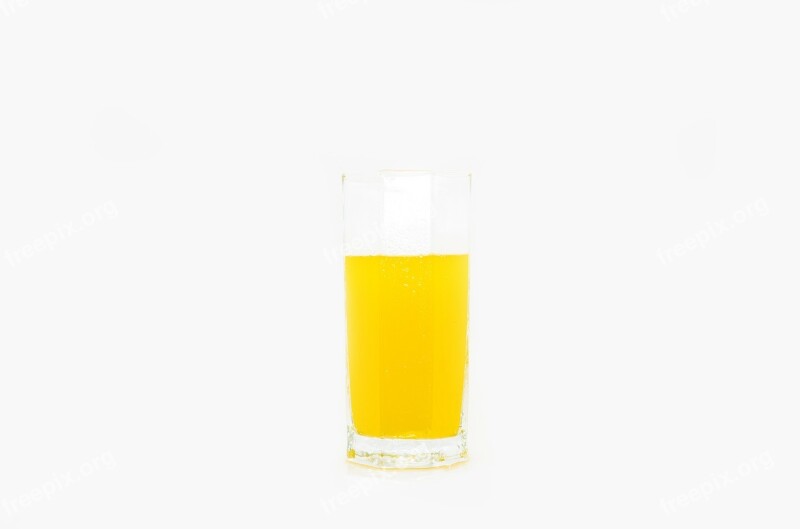 Lemonade Orange Juice Juice Glass Yellow