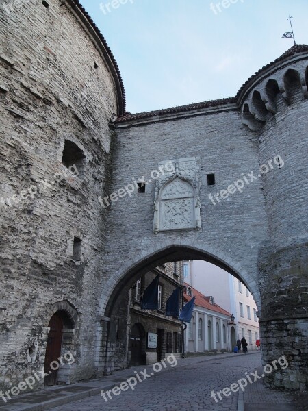 Estonia Old Town Europe Tallinn Town