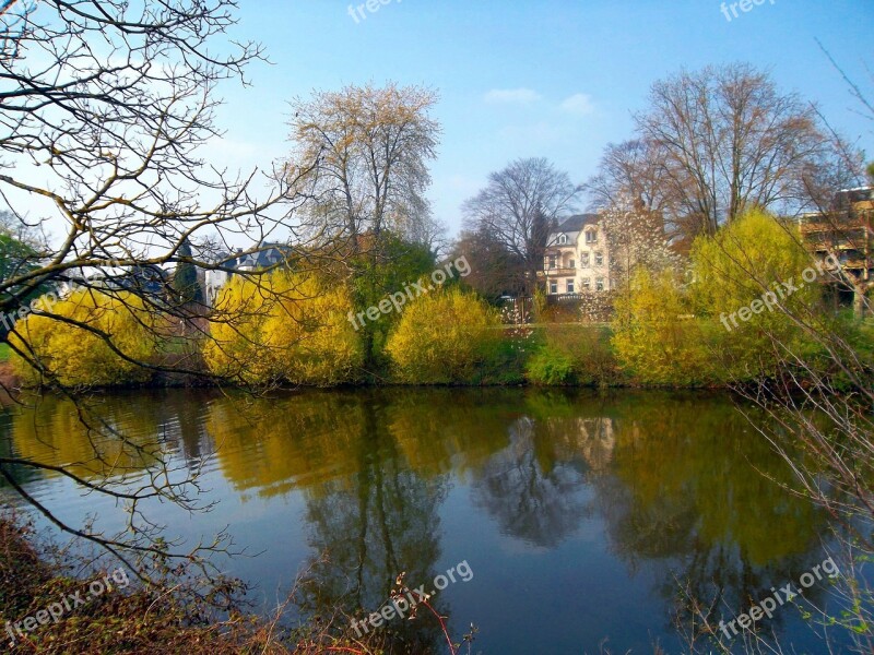 Saarbrücken Spring Saar Water Free Photos