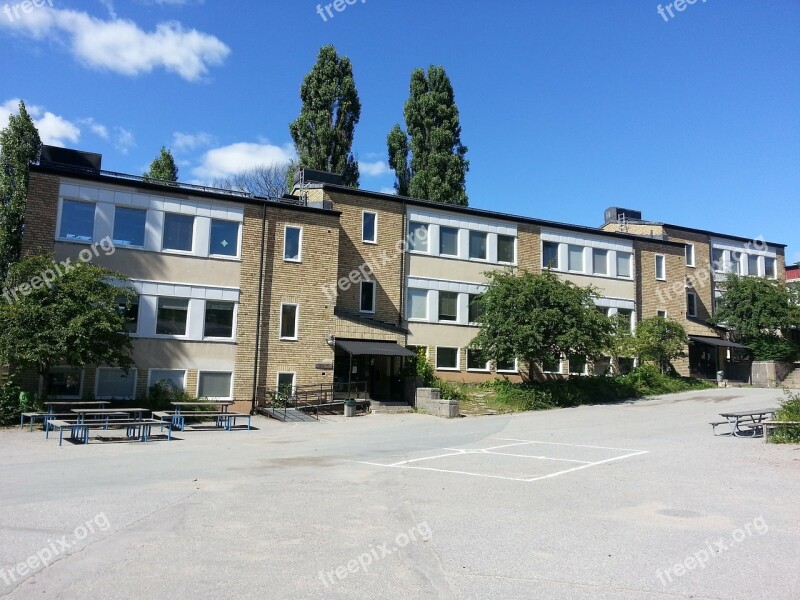 Bergshamra School School Solna Free Photos