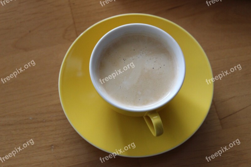 Cup Coffee Yellow Coffee Cup Hot