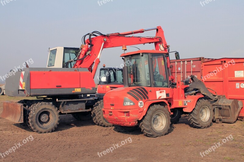 Excavators Construction Abbruchzange Backhoe Bucket Construction Machine Construction Work