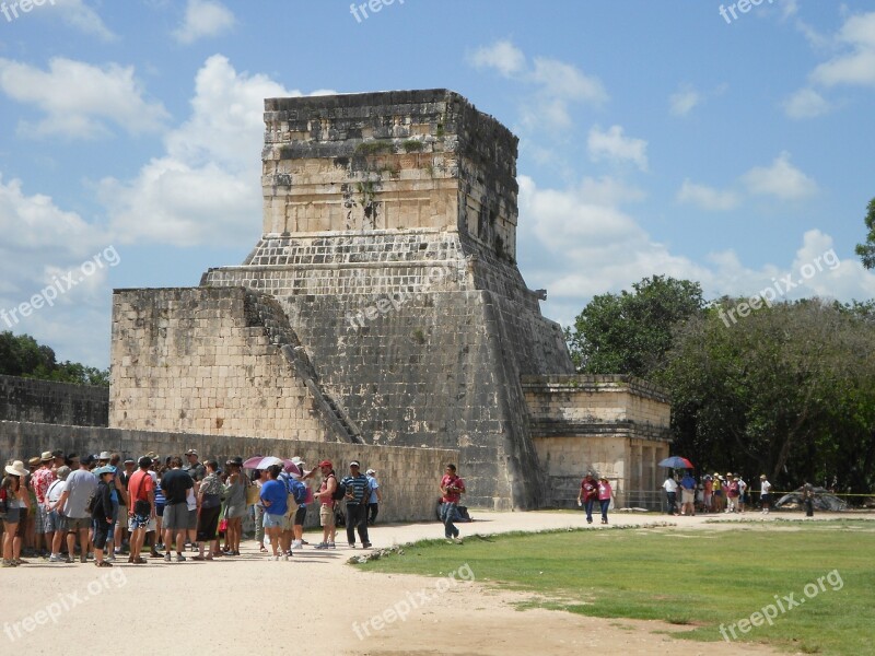 Mexico Coba Temple Ruin Aztecs