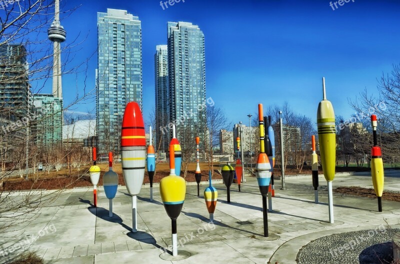 Canoe Landing Park Art Artwork Toronto Canada