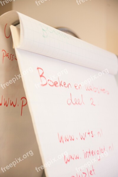 Flip Chart Notes School Workshop Free Photos