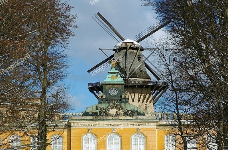 Potsdam Old Mill Park Sanssouci Free Photos