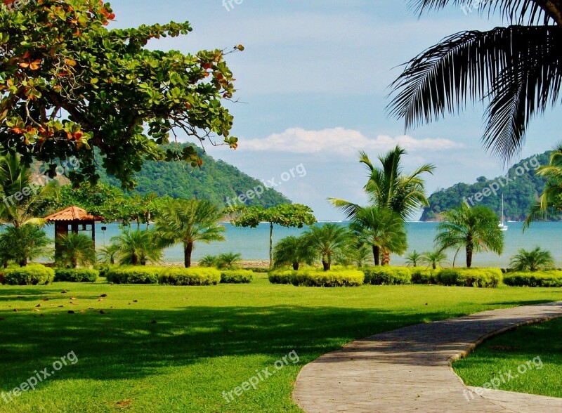 Costa Rica Los Suenos Marriott Beach Nature Landscape