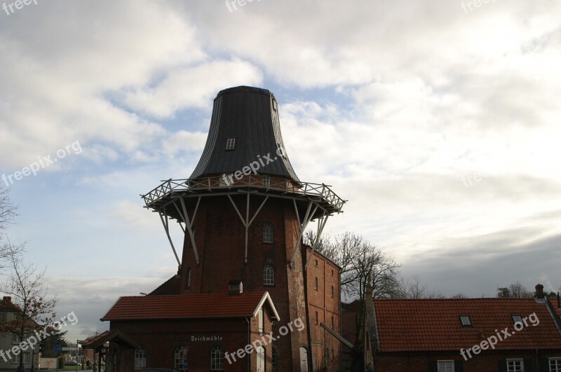 Norddeich Mill Building Brick Brick Buildings