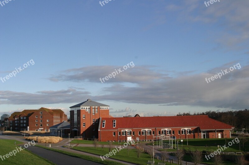 Norddeich North Sea Houses Port Free Photos