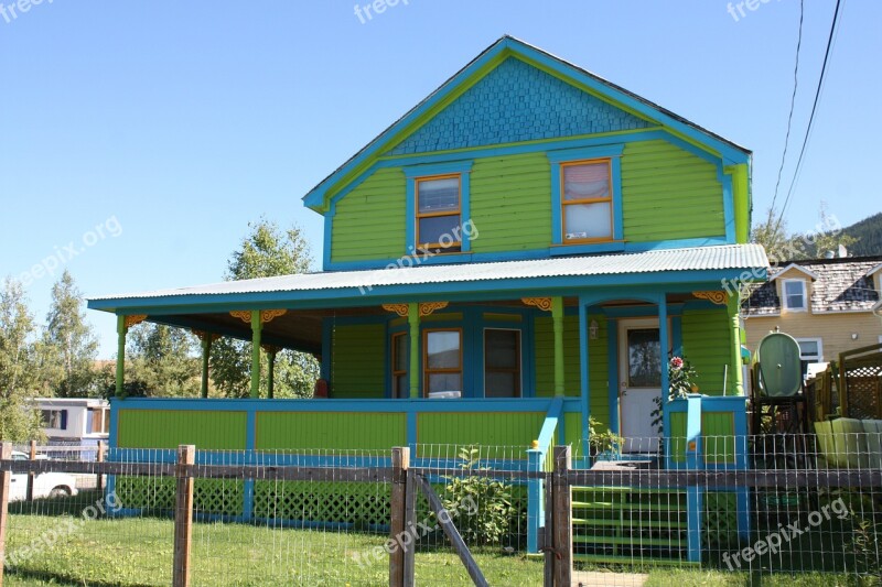 Dawson Dawson City Yukon Building Green House