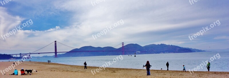 Crissy Park San Francisco California Sky Clouds