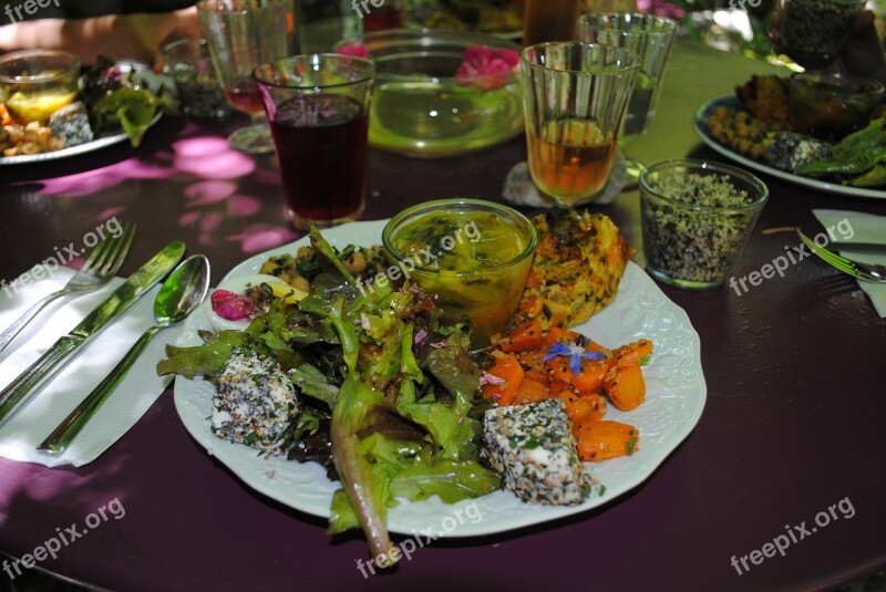 Vegetarian Meal Vegetarian Gourmet Meal Garden Of The Sambucs Free Photos