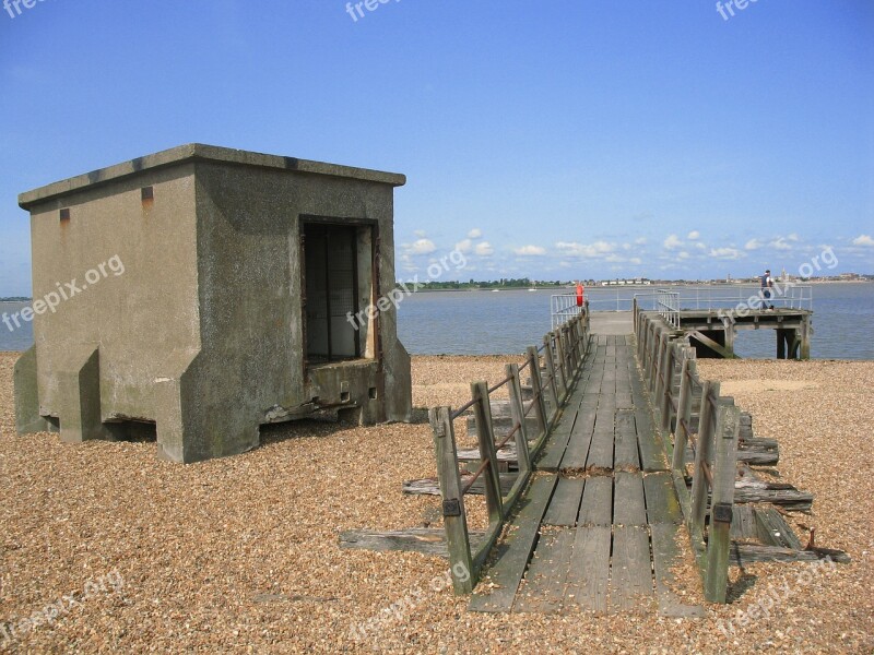 Felixstowe Port Spring Sea Sky