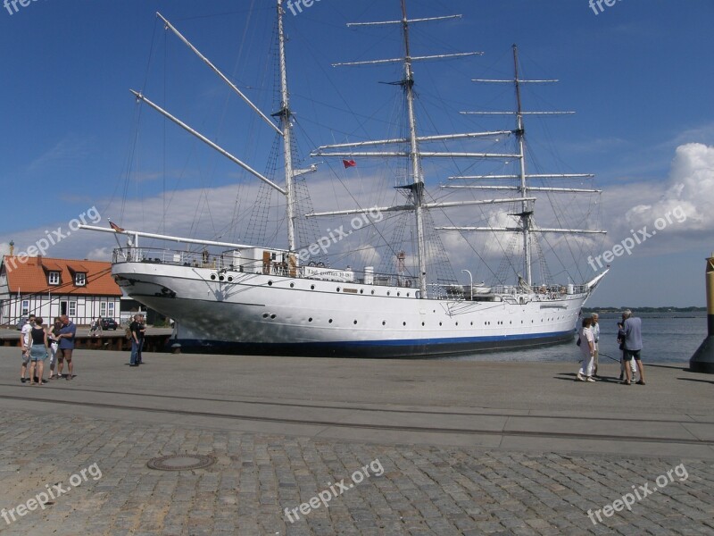 Ship Gorch Fock Training Ship Baltic Sea Warship