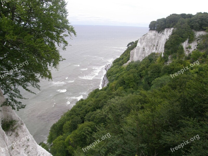 White Cliffs Rügen Island Baltic Sea Free Photos