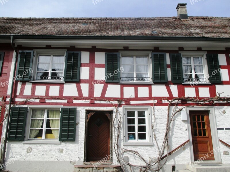 House Fachwerkhaus Doors Façades Trellis