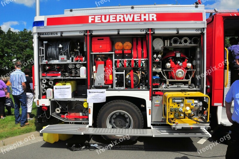 Fire Rescue Vehicles Interior View Event Public