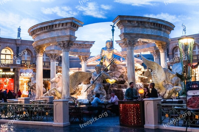 Las Vegas Caesars Palace Forum Architecture Nevada Caesars