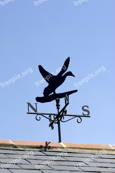 Wind Indicator Weather Vane Wind Indicator Duck