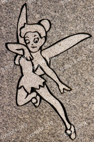 Carving Fairy Headstone Symbol Detail