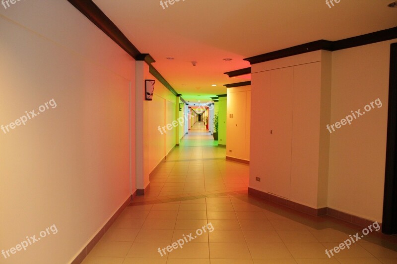 Rainbow Hallway Hallway Colors Rainbow Colors Colorful