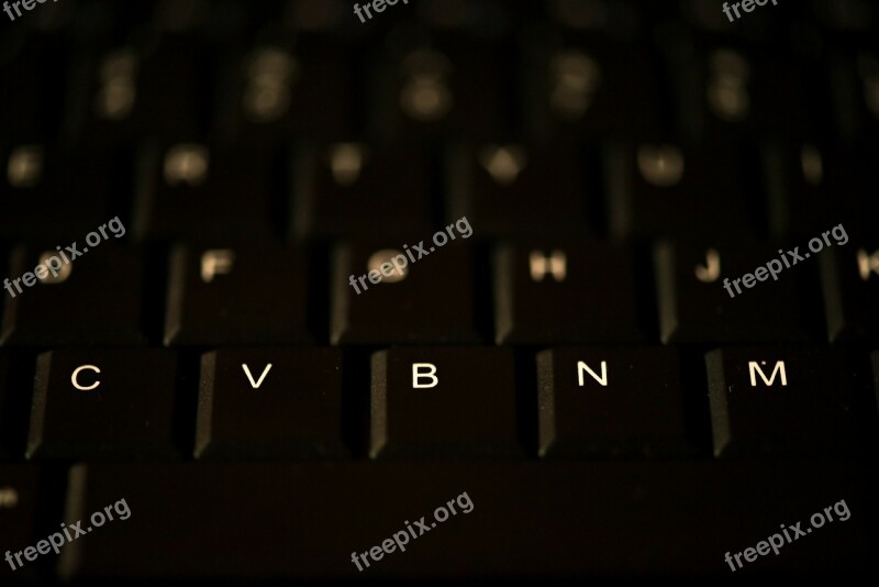 Keyboard Letters Computer Components Communication Language