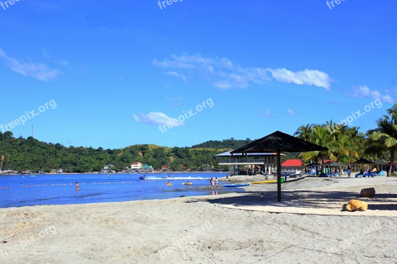 White Sand Sand Pebbles Getaway Swimming