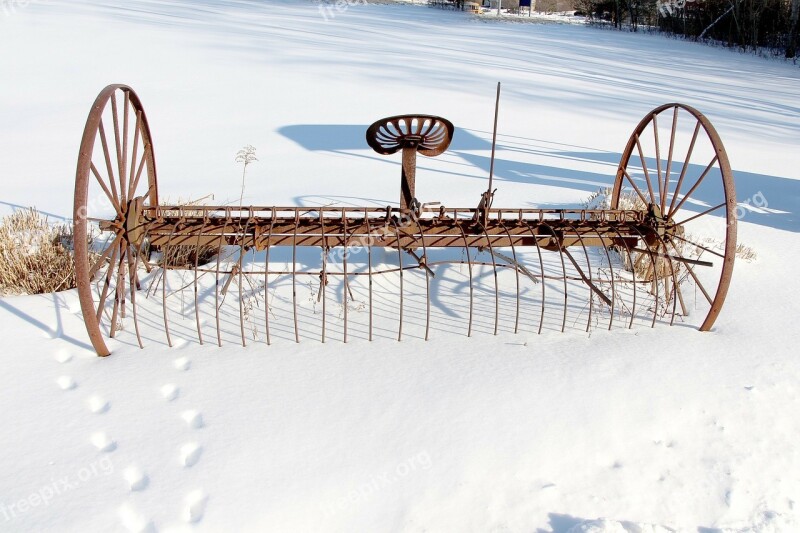 Farm Machine Farm Machine Rust Snow