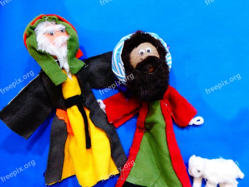 Christmas Nativity Shepherds Puppets Church