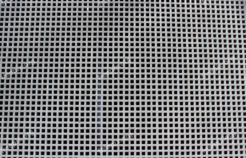 Background Grate Steel Square Rectangle