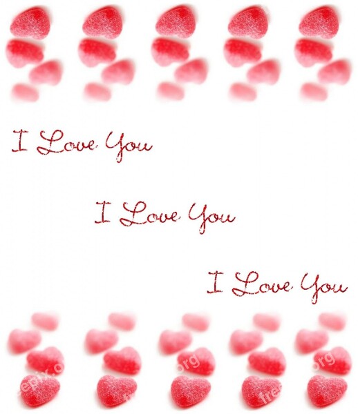 I Love You Background Heart Wallpaper Love