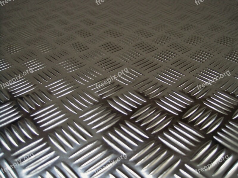 Surface Silver Shiny Chevron Pattern