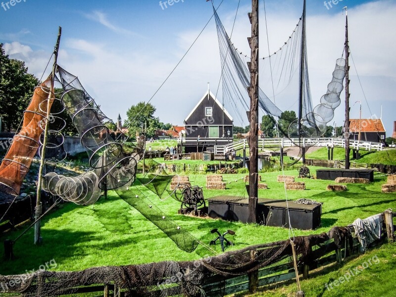 Zuiderzee Museum Outdoor Museum Crafts Fishing House Fishnet