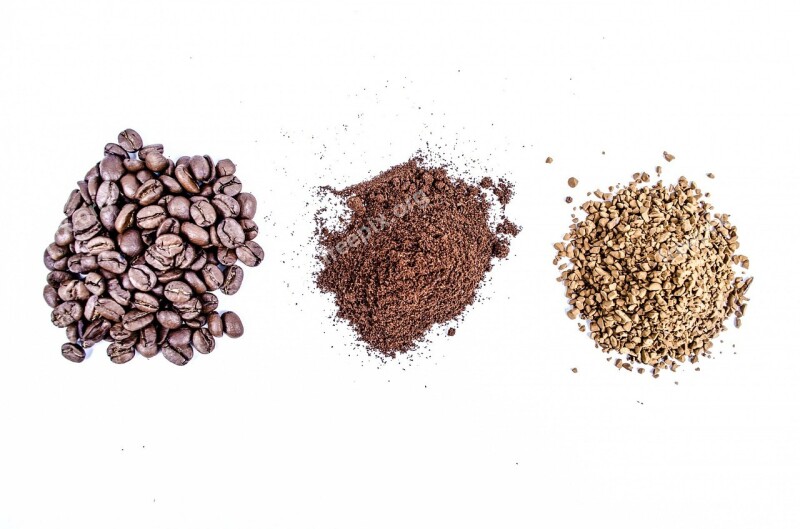 Ground Ground Coffee Isolated Heap Grain