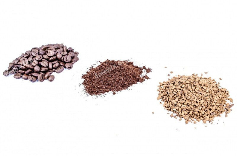 Ground Ground Coffee Isolated Heap Grain