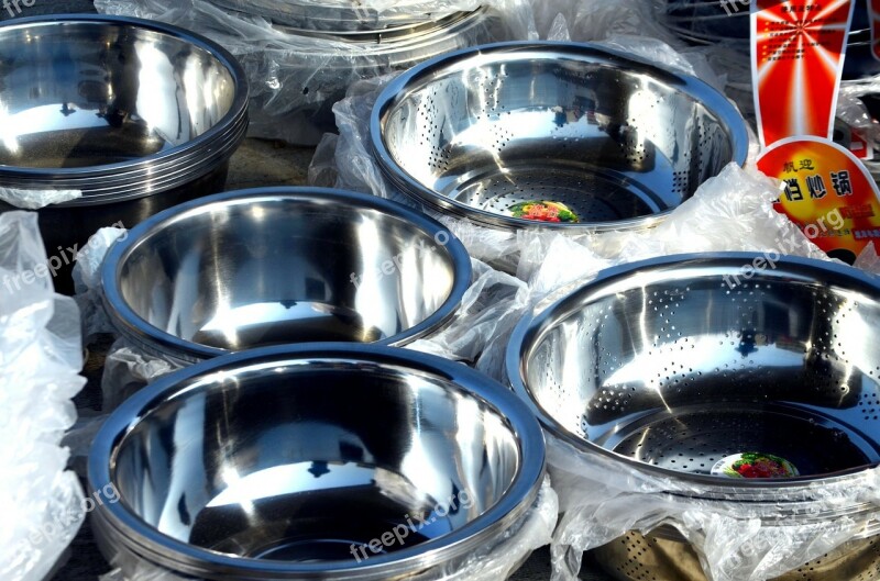 Objects Bowls Stainless Stainless Steel Bowl