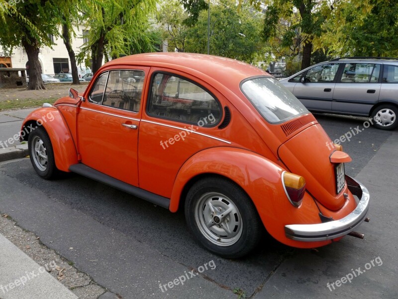 Beetle Car Orange Park Parked