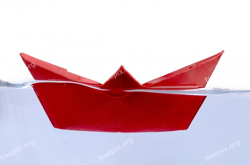 Ship Away Boat Water Red