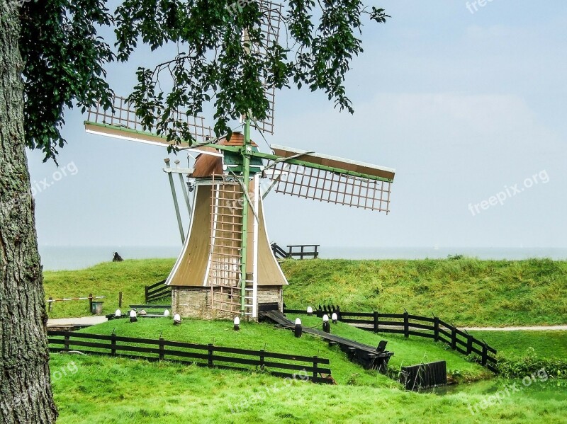 Zuiderzee Museum Outdoor Museum Old Crafts Mill