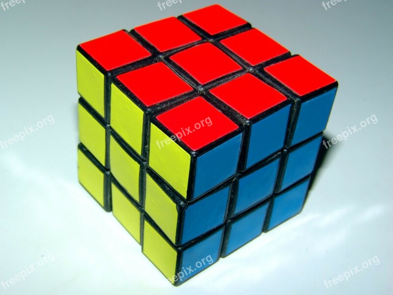 Rubik' Cube Rubik Cube Red Yellow