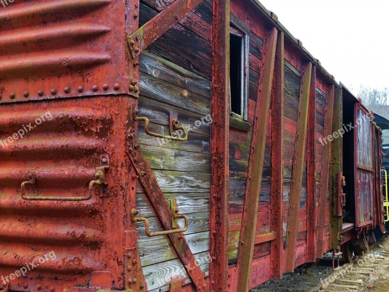 Railroad Rail Train Car Box