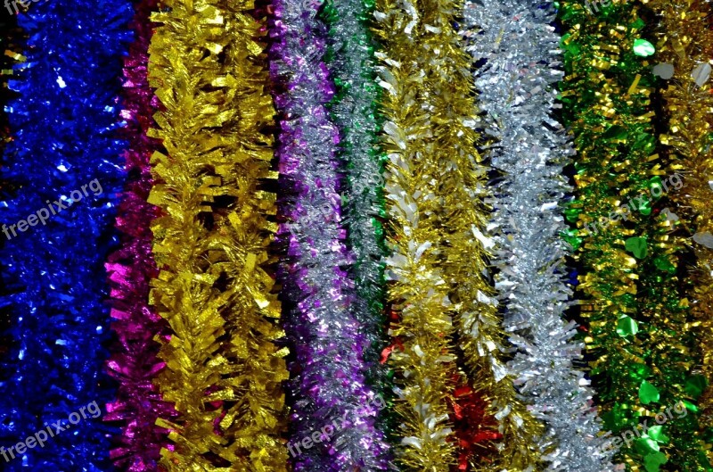 Tinsel Christmas Decoration Sparkle Sparkling