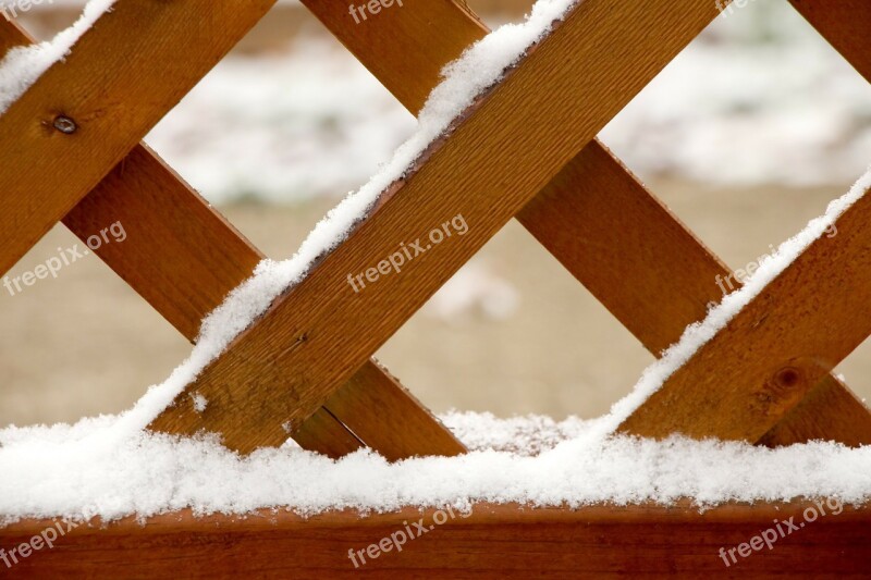 Snow Fence Lattice Background Diamond