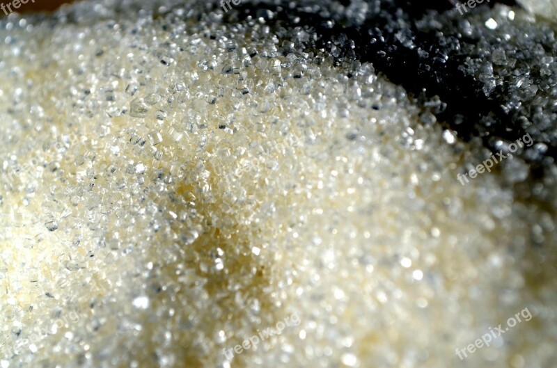 Food Sugar Crystals Sweet Grain