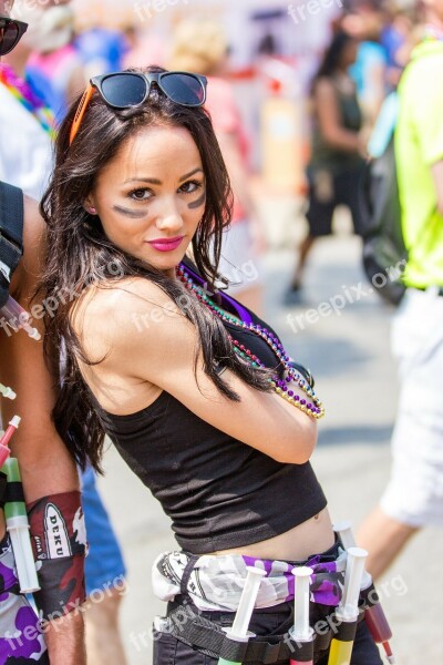 Pride Day Gay Pride Girl Woman Young Girl