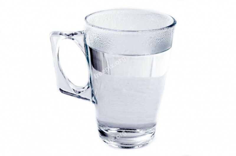 Drink Cup Water Profile Isolated