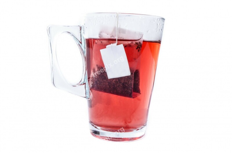 Tea Cup White Teabag Mug